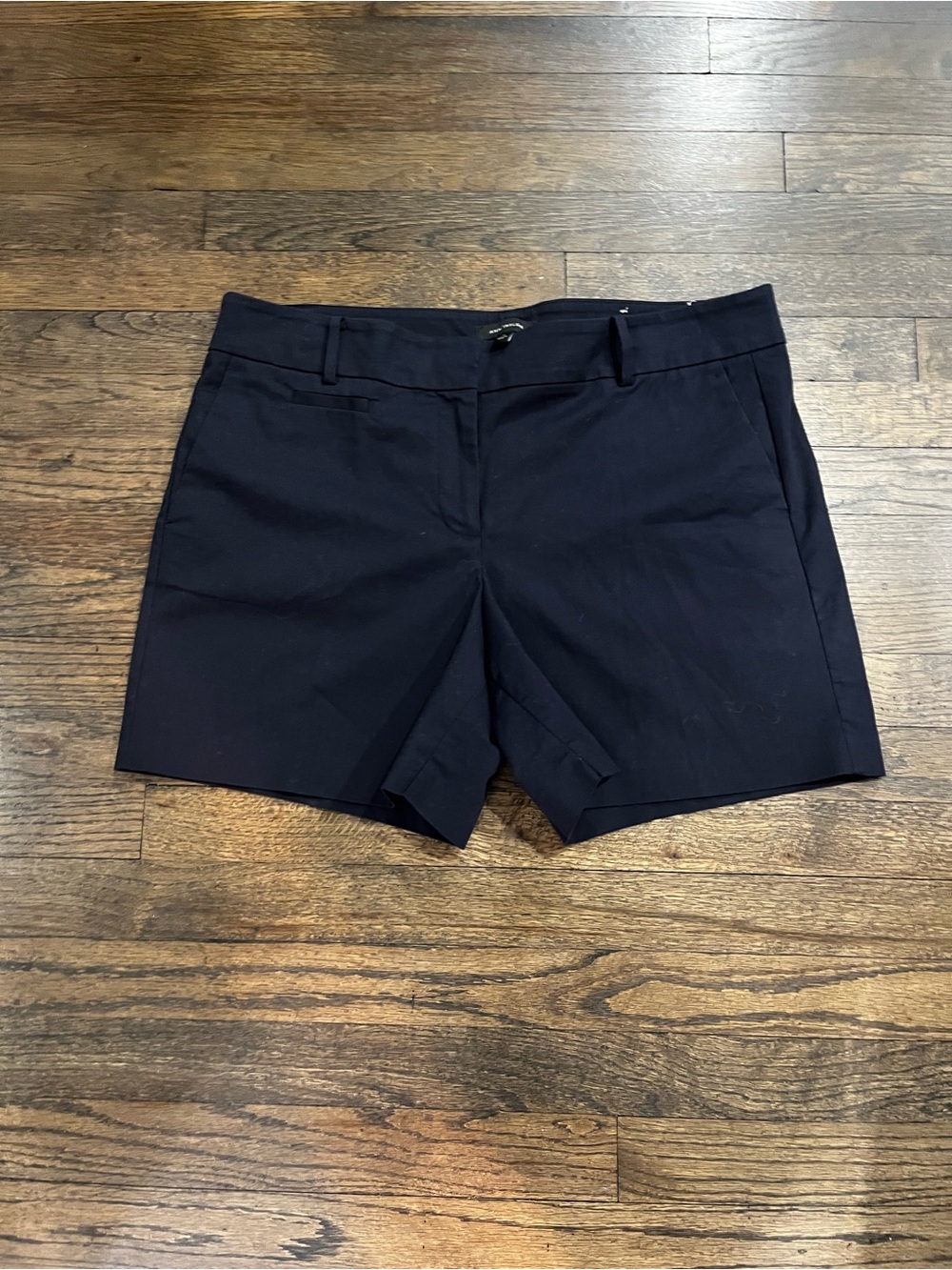 Ann Taylor Navy Tailored Bermuda Shorts